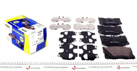 Колодки тормозные (передние) MB C-class (W205)/E-class (W213/C238)/GLC-class (X253)/CLS (C257) 15- ICER 182282