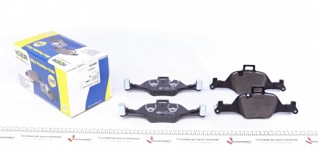 Колодки тормозные (передние) BMW 3 (G20-21/G80-81)/X3-X6 18-/5 (G30/G31/F90)/6 (G32)/7 (G11/G12) 15- ICER 182291