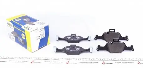 Колодки гальмівні (передні) BMW 3 (G20-21/G80-81)/X3-X6 18-/5 (G30/G31/F90)/6 (G32)/7 (G11/G12) 15- ICER 182291