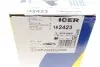 Колодки тормозные (передние) Audi A3 20-/VW Golf VIII 19-/Tiguan/Arteon 20- (+датчик) ICER 182423 (фото 15)