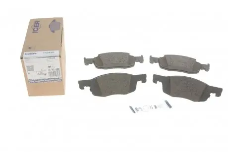 Колодки тормозные (передние) Toyota Yaris 20- ICER 182435