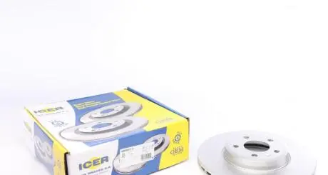 Диск гальмівний (передній) Audi A4/A5 07-17 (314х25) (з покриттям) (вентильований) ICER 78BD6077-2