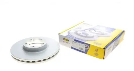 Диск гальмівний (передній) Ford Transit V363 13- (RWD) (308х31) (з покриттям) (вентильований) ICER 78BD6548-1
