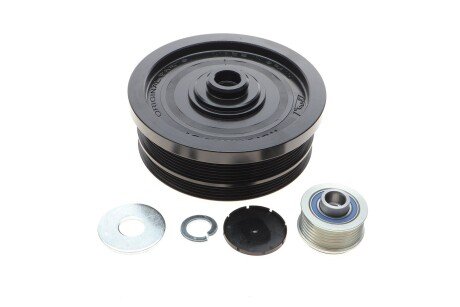 Шкив коленвала + шкив генератора BMW 1/3/5/X3 2.0D 02- (4PK+6PK) IJS GROUP 17-1034KIT B