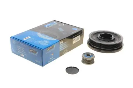 Шків колінчастого валу + шків генератора BMW 5 (F10) 10-11 N57 D30 IJS GROUP 17-1138KIT