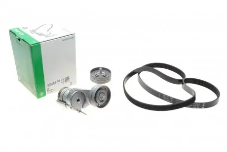 Комплект ремня генератора Skoda Octavia/VW Golf IV 1.4/1.6 16V 96-10 (6PK1548) INA 529 0108 10 (фото 1)
