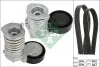 Комплект ремня генератора Ford Focus 2.5 ST 05-12, (5PK890 + 5PK848) INA 529 0477 10 (фото 1)