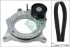 Комплект ремня генератора BMW 3 (F30, F80), 03/11 - 10/18, (6PK 1165), B38 B15A INA 529 0488 10 (фото 1)