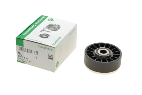 Ролик генератора MB OM601-603 (гладкий) (натяжной/паразитный) INA 531 0718 10