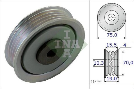 Натяжной ролик INA 531 0845 10