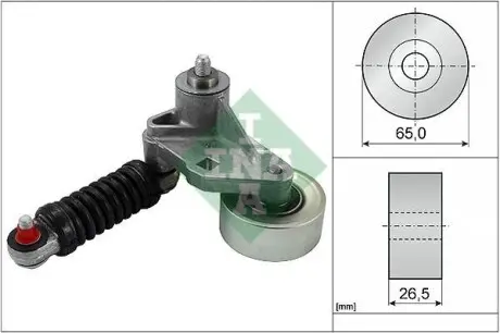 Натяжник ременя генератора Citroen Xsara/Peugeot 206 00-08 INA 534 0037 10