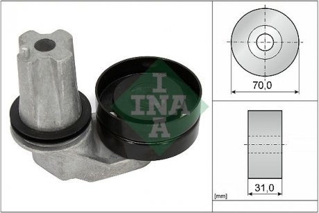 Натяжник ремня генератора Land Rover Discovery/Range Rover 2.7 TD 04-18 INA 534 0694 10