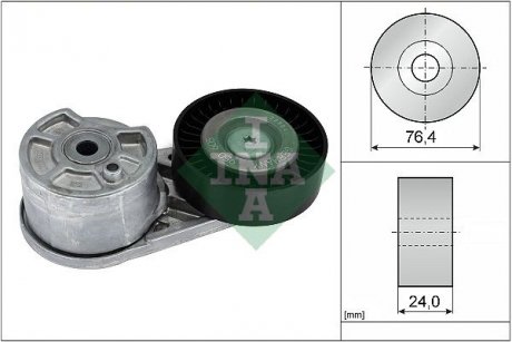 Натяжник ремня генератора Ford Transit V363/Transit Custom/Tourneo Custom 2.0 EcoBlue 15- INA 534 0727 10