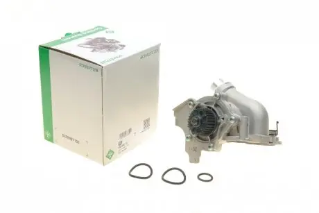 Помпа води Audi A3-A8/Skoda Octavia 1.8TSI/2.0RS/VW Golf V/VI 2.0TSI 06- (з термостатом) INA 538 0967 10