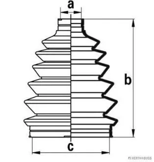 Пыльник ШРКШ HONDA, ISUZU (выр-во) JAKOPARTS J2864028