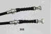 MAZDA трос ручн.гальма задн.6 02- JAPANPARTS BC-322 (фото 3)