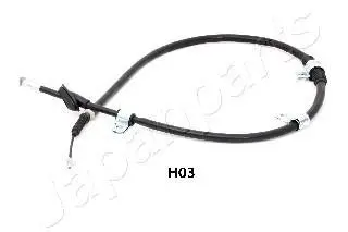 HYUNDAI трос ручн.гальма лів.Coupe 96- JAPANPARTS BC-H03