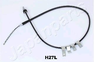 HYUNDAI трос ручн.гальма лів.Getz 02- (бараб.без ABS) JAPANPARTS BC-H27L