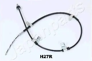 HYUNDAI трос ручн.гальма прав.Getz 02- (бараб.без ABS) JAPANPARTS BC-H27R