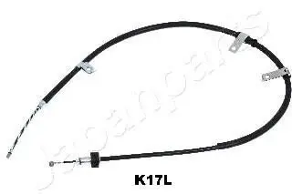 Трос ручн.гальма лів.(барабан!) Picanto 04- (без ABS) JAPANPARTS BC-K17L