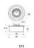 NISSAN натяжний ролик Primera 2,0D 91-94/SUNNY 2,0D 11/90- JAPANPARTS BE-111 (фото 2)
