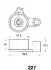 TOYOTA натяжний ролик CARINA E 2,0 92- JAPANPARTS BE-227 (фото 2)