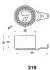 MAZDA натяжний ролик 626 2,0D 84-94 (RF) / KIA SPORTAGE JAPANPARTS BE-319 (фото 2)