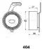 HONDA натяжний ролик Accord 2,0/2,2 90- JAPANPARTS BE-404 (фото 2)