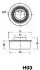 HYUNDAI натяжний ролик Coupe,Tucson,Kia Carens,Cerato,Lantra 1.8-2.0 16V JAPANPARTS BE-H03 (фото 2)
