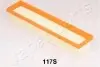 NISSAN фільтр повітряний RENAULT Clio II/III 1,0-1,2 Kangoo 1,2 -07,Kubistar JAPANPARTS FA-117S (фото 1)