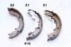 HYUNDAI гальмівні щоки Accent -10, KIA Rio 05- JAPANPARTS GF-K18AF (фото 1)