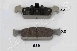 RENAULT колодки гальмівні передн. Sandero 1,2-1,6 12-, Logan 1,2-1,6 12- JAPANPARTS PA-039AF
