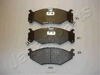 Гальмівні колодки передн. CHRYSLER Voyager 90 -99 JAPANPARTS PA-060AF