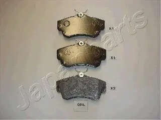 CHRYSLER гальмівні колодки передн.PT Cruiser JAPANPARTS PA-094AF