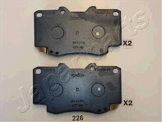 TOYOTA гальмівні колодки передні Hilux 06- JAPANPARTS PA-226AF