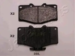 TOYOTA колодки гальмівні передн. LANDCRUISER 90 JAPANPARTS PA-255AF