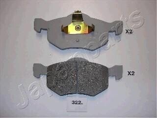 MAZDA гальмівні колодки передн.Tribute, FORD Maverick 01- JAPANPARTS PA-322AF