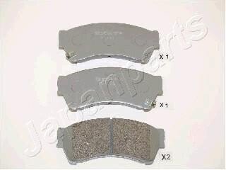 MAZDA гальмівні колодки передн.Mazda 6 07- JAPANPARTS PA-346AF