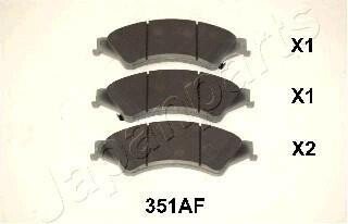 FORD гальмів.колодки передн.Ranger 11- JAPANPARTS PA-351AF