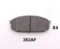 Гальмівні колодки передні MAZDA 323 2.0 V6 94-98 JAPANPARTS PA-353AF (фото 1)