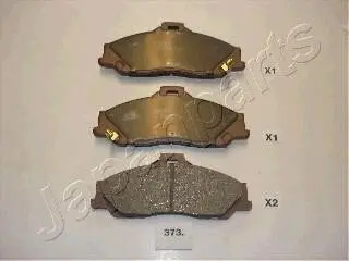 MAZDA гальмівні колодки передні B-serie,BT-50,Ford Ranger 1.8/3.0 96- JAPANPARTS PA-373AF