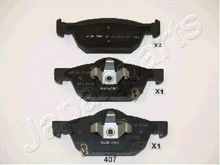 HONDA колодки гальм передн.Accord 08-,Civic 12- JAPANPARTS PA-407AF