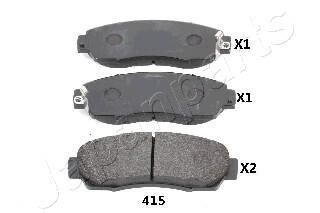 HONDA гальмівні колодки передн.CR-V IV 12- JAPANPARTS PA-415AF