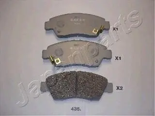 HONDA гальмівні колодки дискові Civic 91- JAPANPARTS PA-435AF