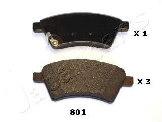 SUZUKI гальмівні колодки передн. SX4,Fiat Sedici 06- JAPANPARTS PA-801AF