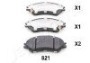 SUZUKI колодки гальм. передні SX4 S-Cross, Vitara, 1,4-1,6 13- JAPANPARTS PA-821AF (фото 1)