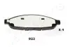 CHRYSLER гальмівні колодки перед Pacifica 3,5 AWD -06 JAPANPARTS PA-922AF (фото 1)