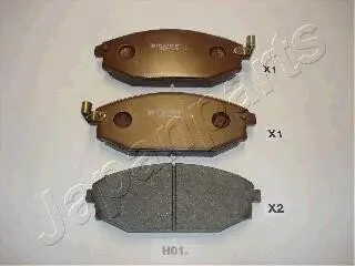 HYUNDAI гальмівні колодки передн.Galloper 98- JAPANPARTS PA-H01AF