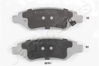 CHEVROLET колодки гальм. передн. Camaro, CADILLAC SRX, CTS JAPANPARTS PP-007AF