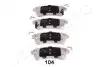 INFINITI колодки гальм. передн. QX56 5,6 10- JAPANPARTS PP-104AF (фото 1)